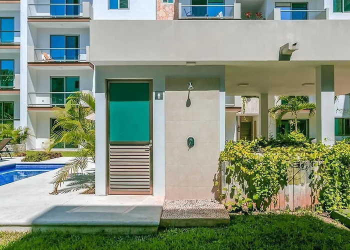 New In Residential Area With Amenities & 24hr Security Appartement Playa del Carmen